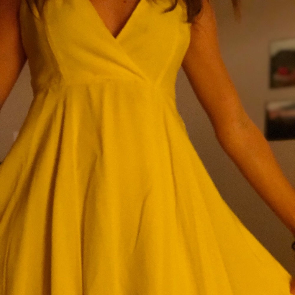 Yellow Forever 21 Dress